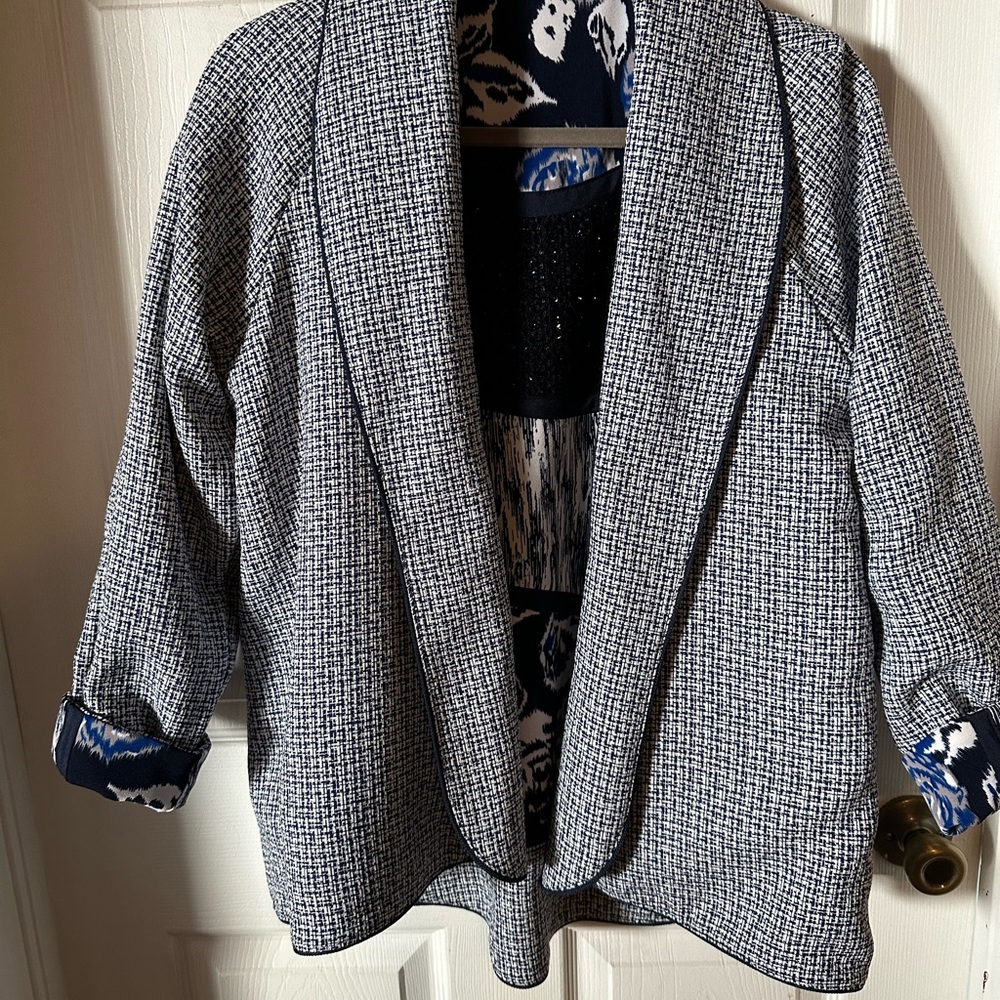 Sharif Couture reversible jacket.  Sz M